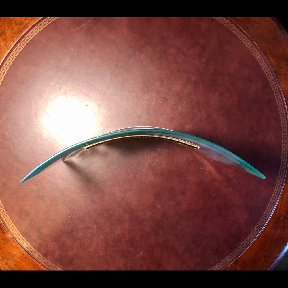 Beveled glass curved photo frame vintage 1983 /Christmas present - Picture 3 of 6